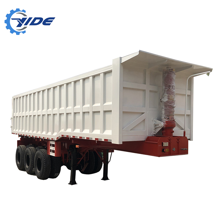 Dump semi trailer